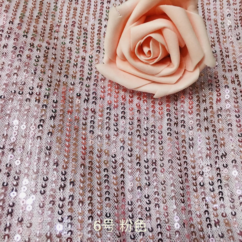 3mm Elastic Mesh Sequins Shinn - Crystal Mesh Fabric review and price