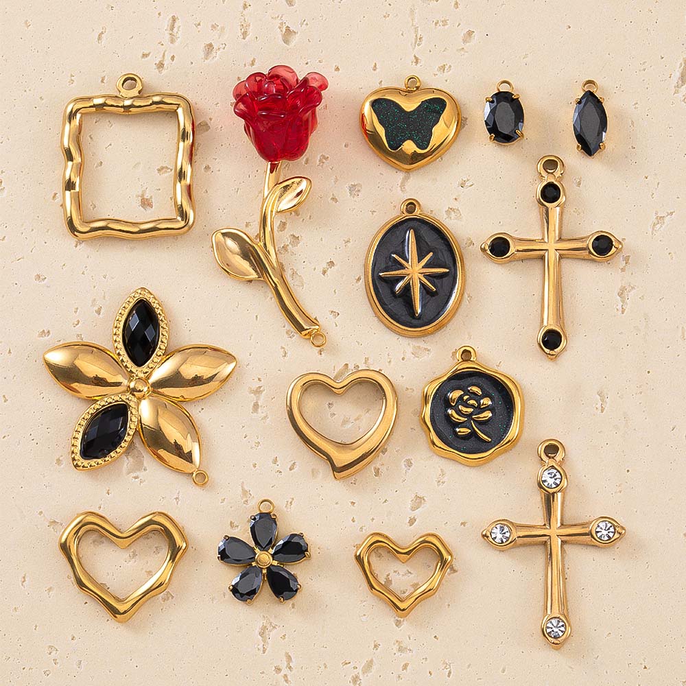 2pcs Stainless Steel Flower Cr - Embellishment Crafts review and price