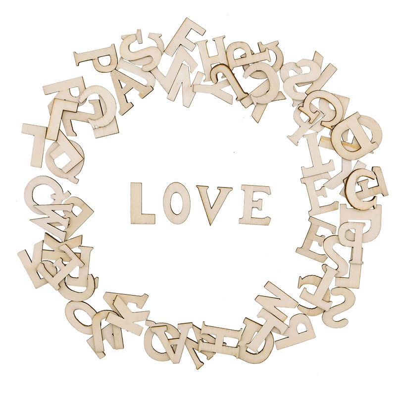 100pcs Letters Wooden Alphabet - Embellish Craft review and price
