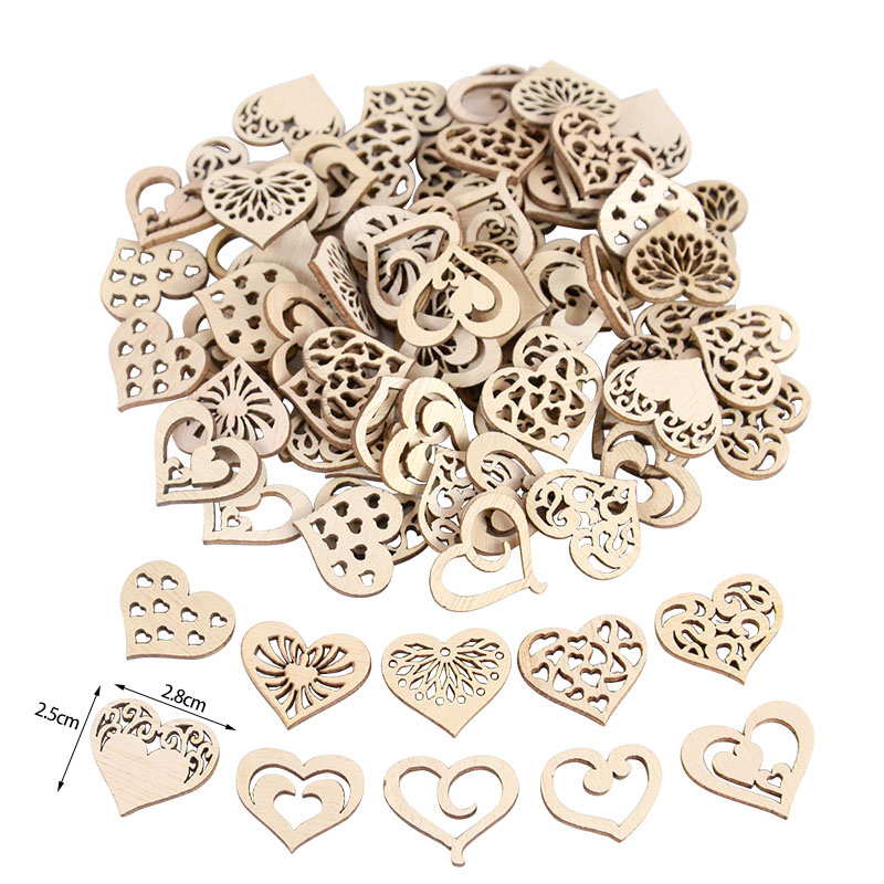 50/100pcs Hollowed Heart Patte - Embellish Craft review and price