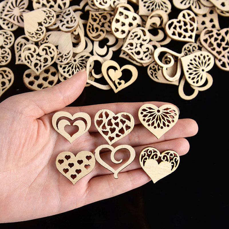 50/100pcs Hollowed Heart Patte - Embellish Craft review and price
