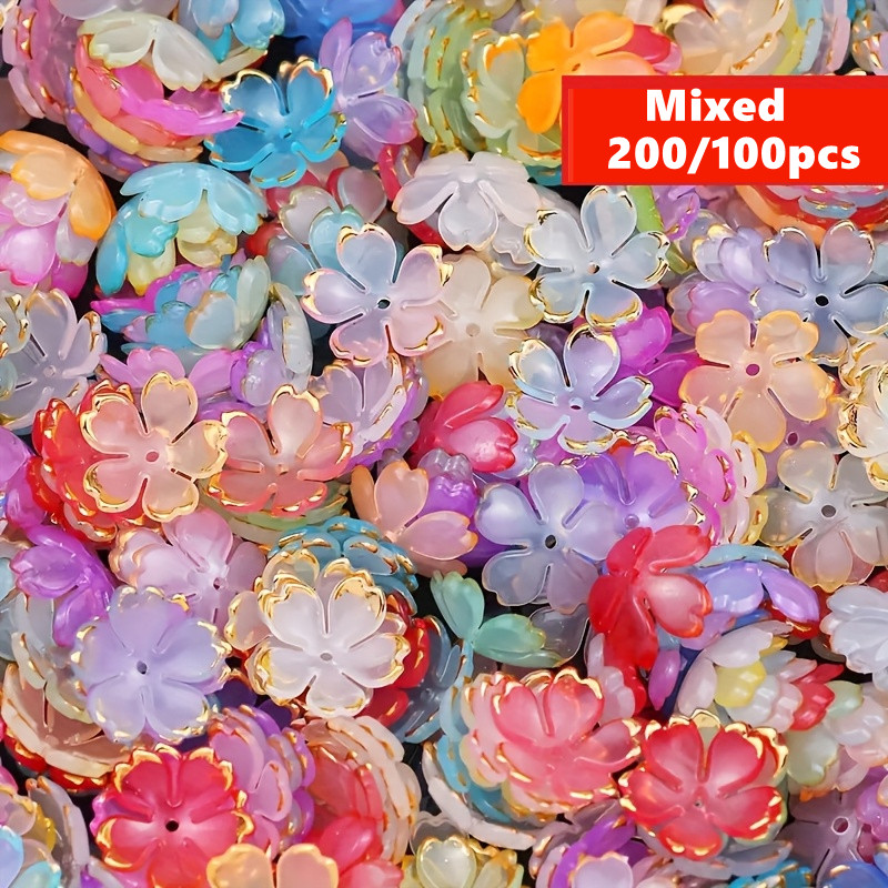 200/100pcs 15mm Colorful Acryl - Embroidery Embellishments review and price