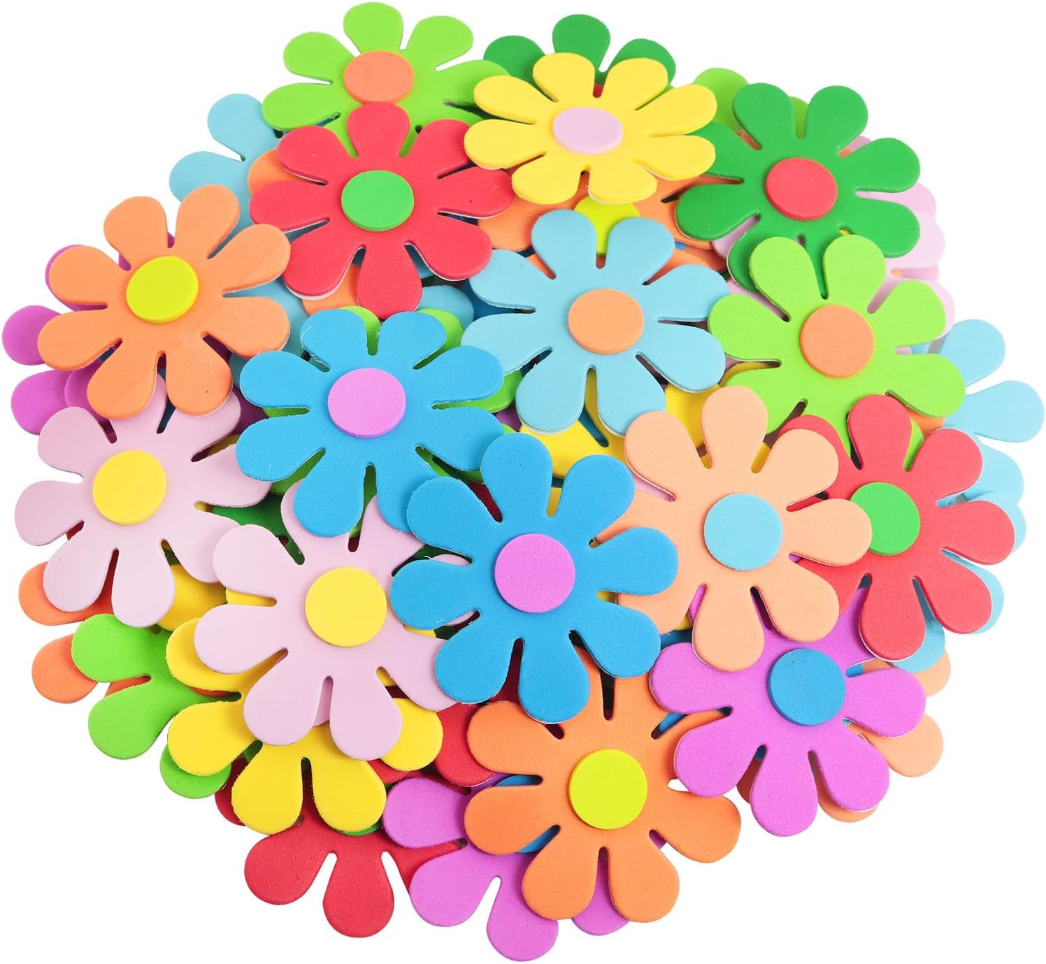 3D flower foam stickers Spring - Embellish Craft review and price
