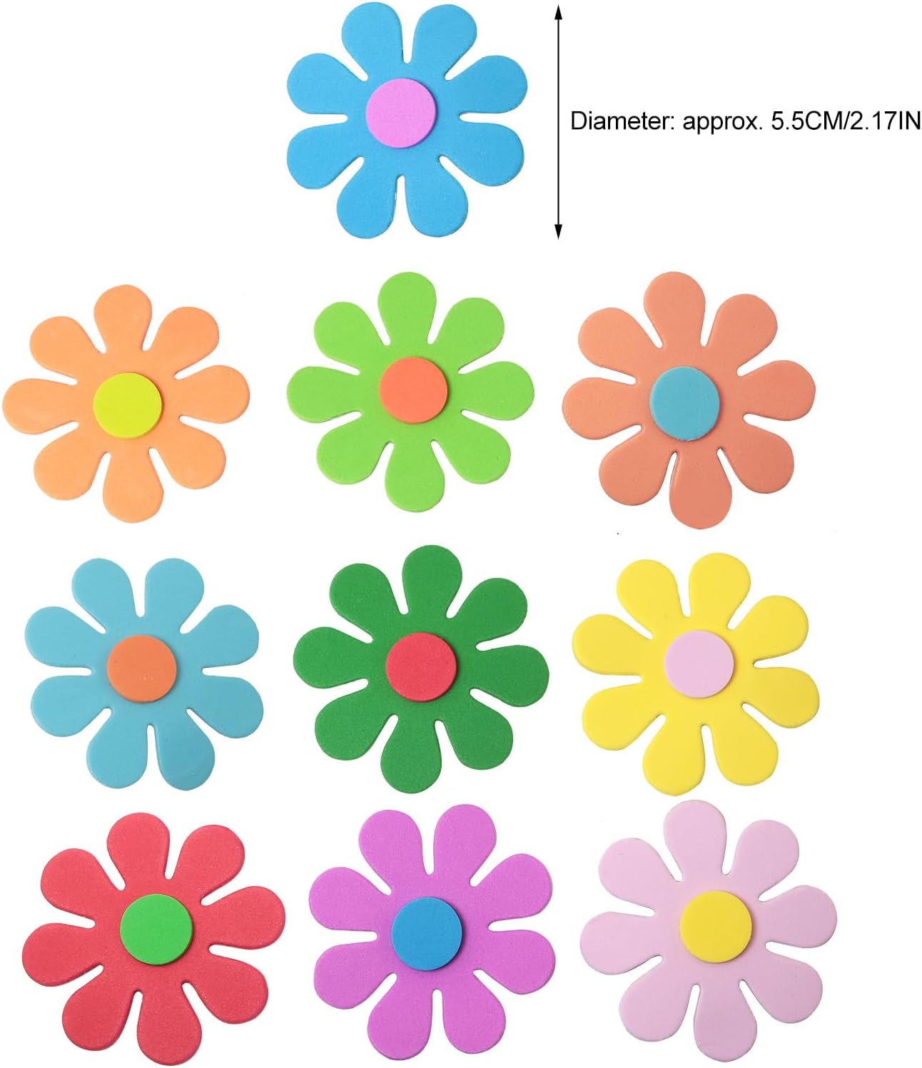 3D flower foam stickers Spring - Embellish Craft review and price