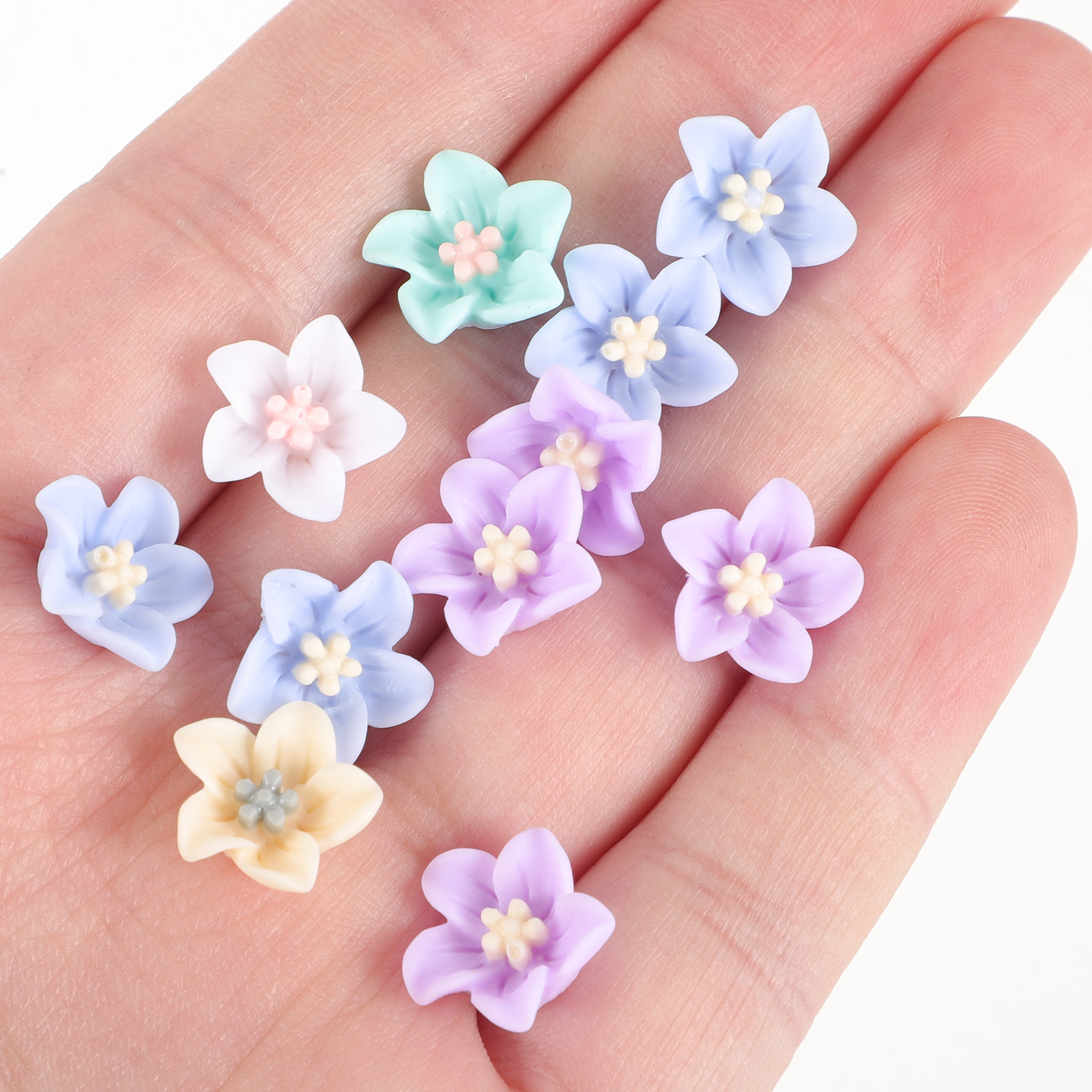 200Pcs Unique Resin Flower Emb - Embellish Craft review and price