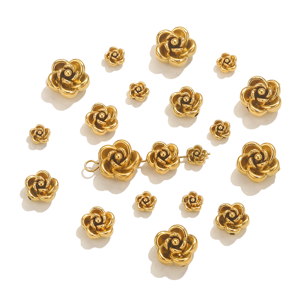 10pcs Stainless Steel Rose Flo - Embellishment Crafts review and price