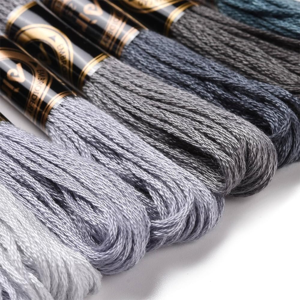 8 Skeins 70 Yards Grey Friends - Embroidery Embellishments review and price