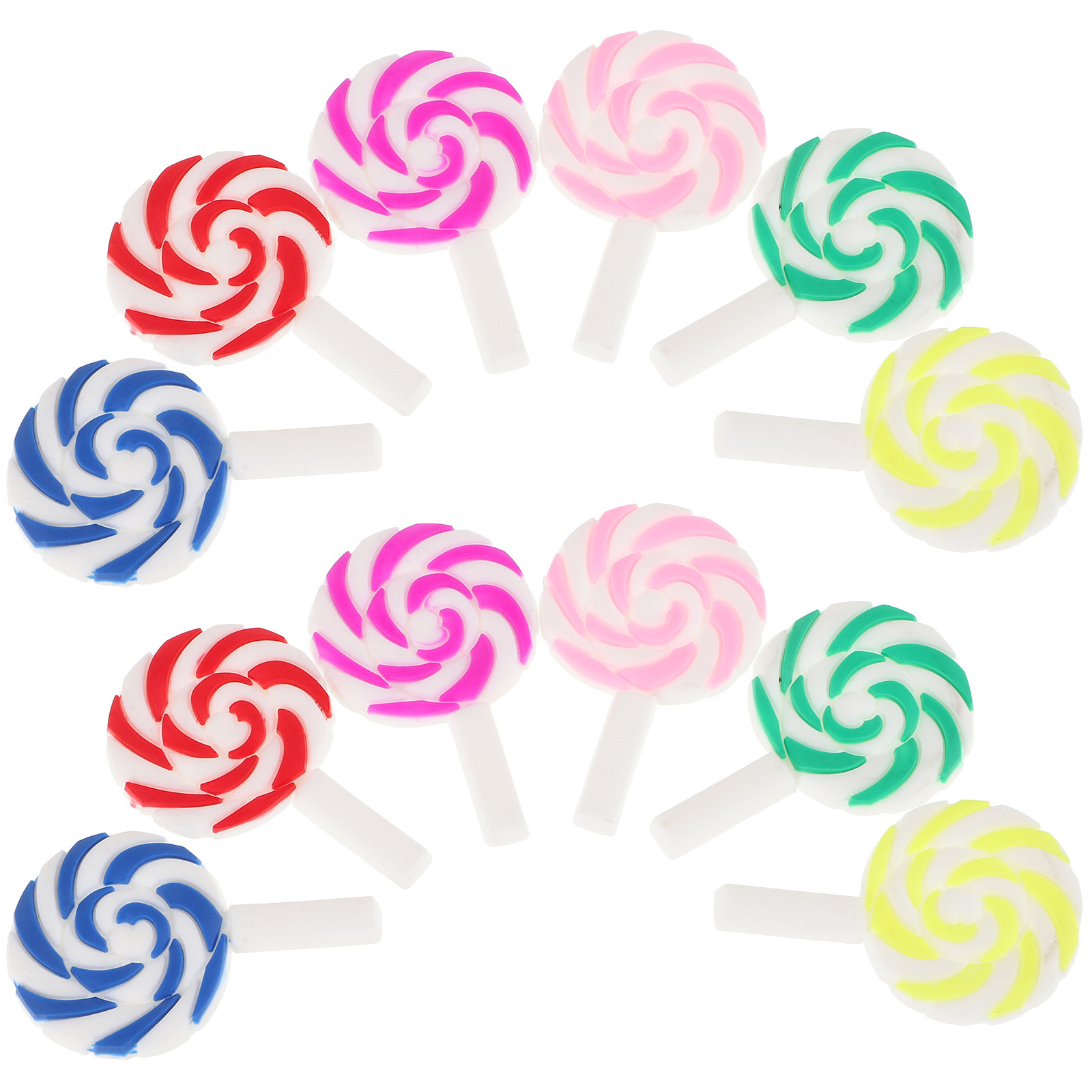 36Pcs Vibrant Rainbow Lollipop - Embellish Craft review and price