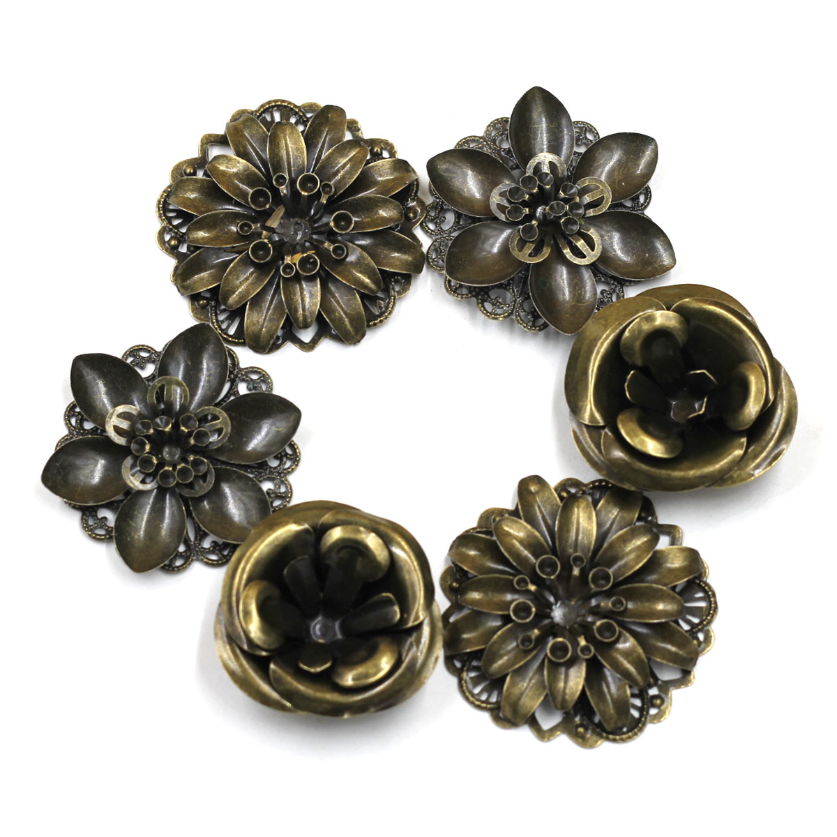 6Pcs Embellishments Combinatio - Embellish Craft review and price