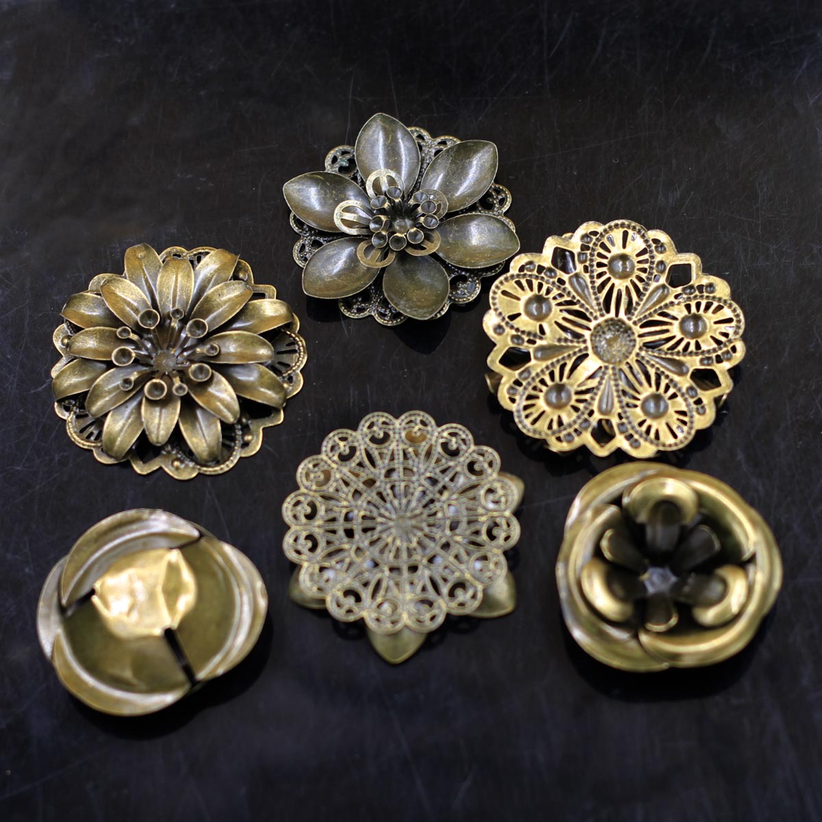 6Pcs Embellishments Combinatio - Embellish Craft review and price