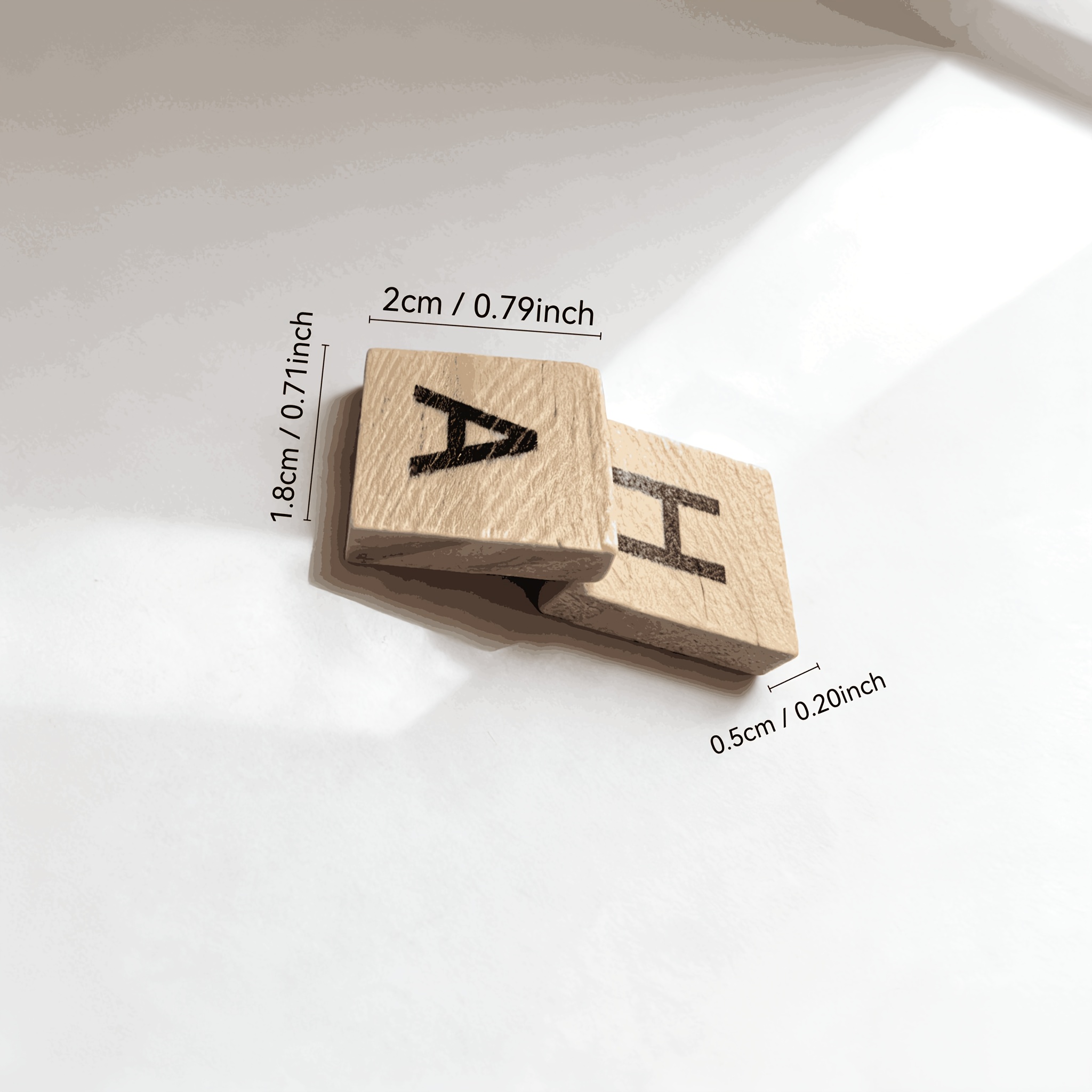 100PCS  Wooden Letter Cubes fo - Embellish Craft review and price