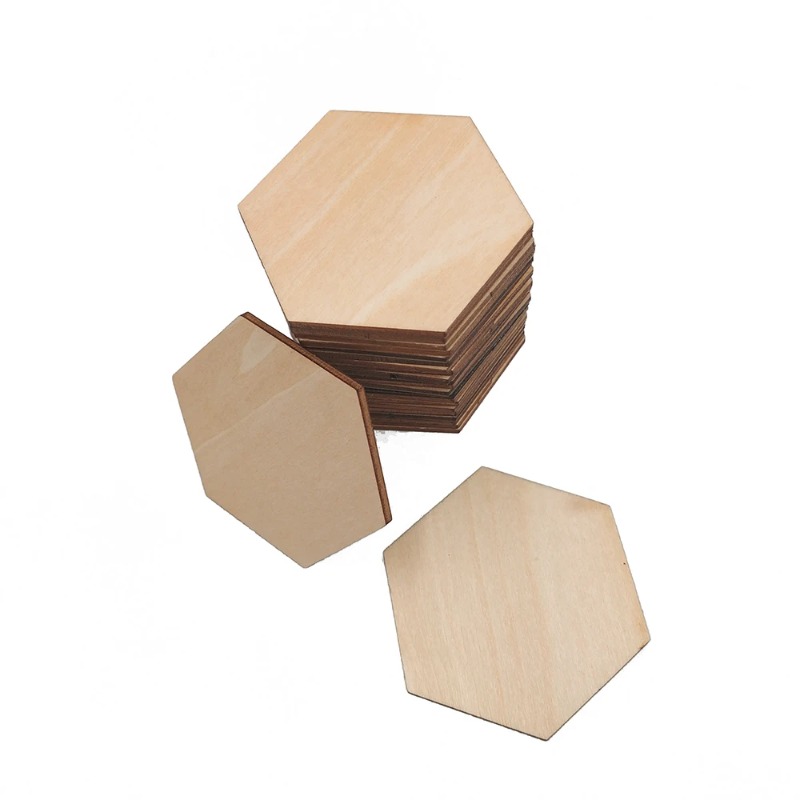 10-120mm Wooden Hexagon Blank  - Embellish Craft review and price