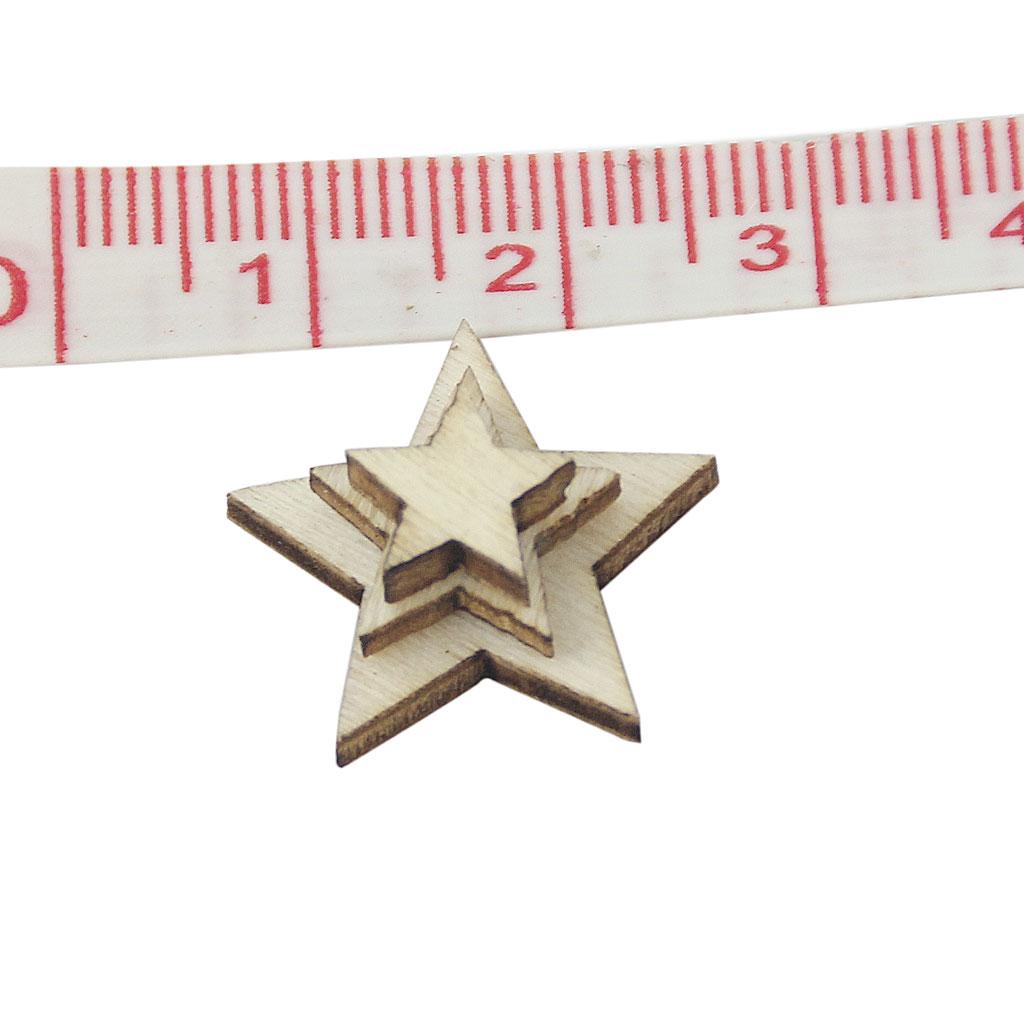 Basswood Craft Star Slices Nat - Embellish Craft review and price