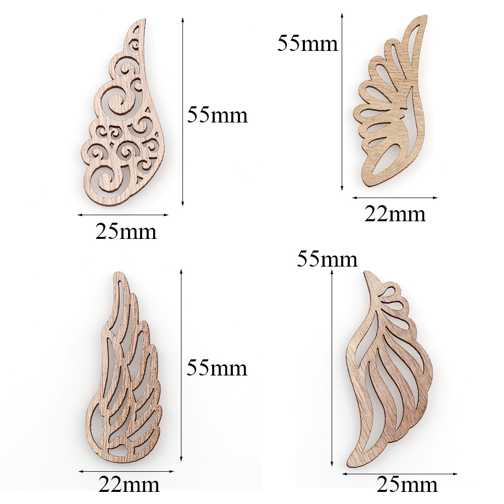 40Pcs/bag 4 Styles DIY Angel W - Embellish Craft review and price