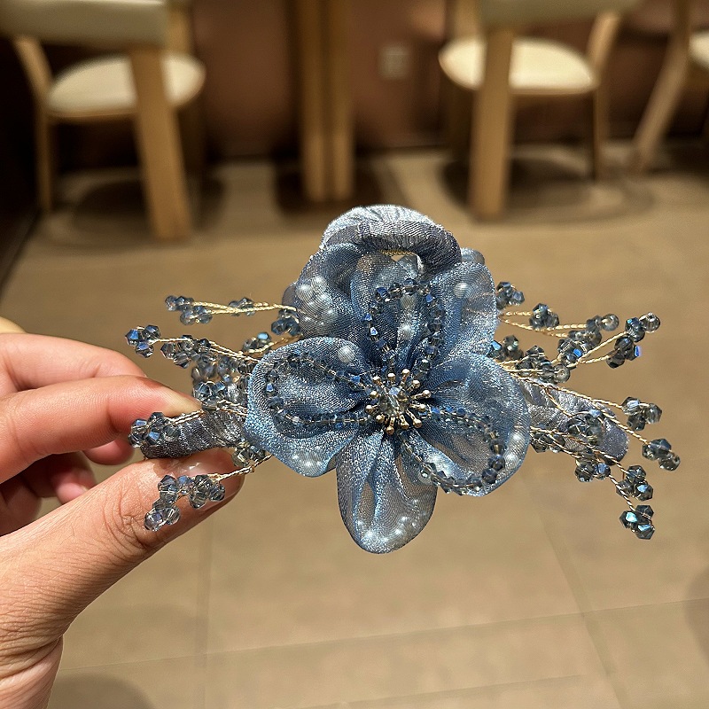Elegant Korean Hair Accessorie - Crystal Mesh Fabric review and price