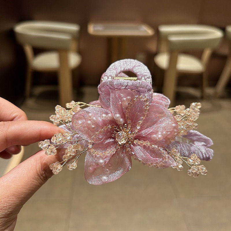 Elegant Korean Hair Accessorie - Crystal Mesh Fabric review and price