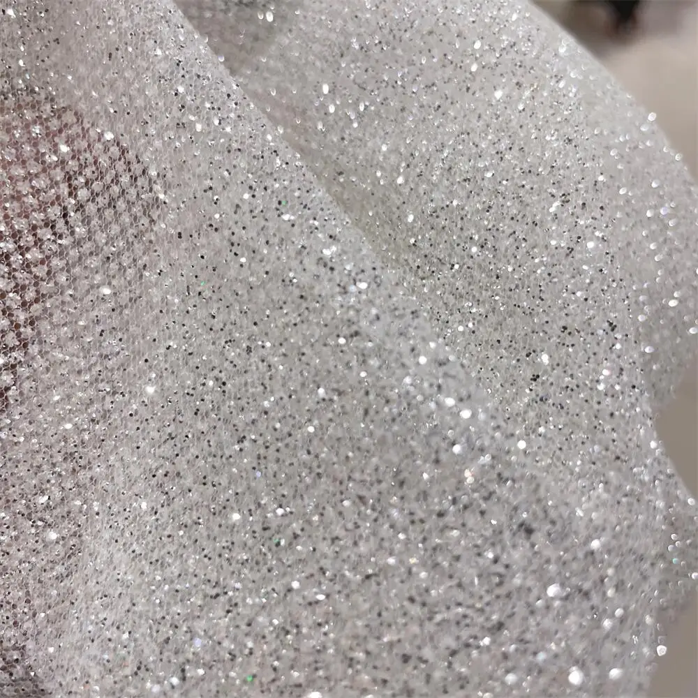 Superdensity-Silver Glitter Ne - Crystal Mesh Fabric review and price